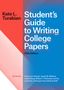 Kate L Turabian: Student's Guide to Writing College Papers, Fifth Edition, Buch