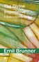 Titel: "The Divine Imperative: A Study in Christian Ethics" von Emil Brunner. Farbenfrohes, abstraktes Muster., Buch