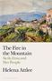 „The Fire in the Mountain: Sicily, Etna and Her People“ von Helena Attlee. Landschaftsgemälde von grünen Hügeln und Bergen., Buch