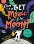 "Can you get music on the Moon?" zeigt einen Astronauten mit Saxophon auf dem Mond, Musiknoten schweben im Weltraum.