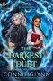 „To save her, she has to betray her.“ Zwei Frauen, eine mit Schwert, umgeben von magischen blauen Wirbeln.