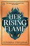 "HER RISING FLAME" steht groß, darunter "CLÍODHNA O'SULLIVAN". Unten ein Pinguin-Logo mit "November 2026"., Buch