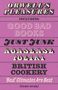 Texte: "ORWELL'S PLEASURES", "INCLUDING", "GOOD BAD BOOKS", "JUST JUNK", "NONSENSE POETRY", "BRITISH COOKERY", "'Bad' Climates Are Best". Lila Hintergrund., Buch