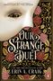 "Our Strange Duet" von Erin A. Craig, inspiriert von "Phantom of the Opera". Maske vor floralem Hintergrund.