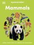 Titel: "Mammals". Darunter viele verschiedene Säugetiere, wie ein Panda, Elefant und Tiger, auf grünem Hintergrund.