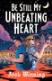 "Be Still My Unbeating Heart" und "Josh Winning" stehen auf einer Illustration von zwei Personen mit einer schwarzen Katze.