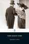 "Penguin Classics, Ford Madox Ford, Parade's End." Ein Paar in Vintage-Kleidung geht Arm in Arm, mit einem Hut und einer Stola., Buch