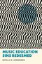"Music Education Sins Redeemed" von Estelle R. Jorgensen. Verzerrte schwarz-weiße Linien mit blauer Form., Buch