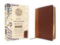 Zondervan: NIV Application Bible, Large Print, Leathersoft, Brown, Red Letter, Comfort Print, Buch