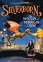 „Silverborn: The Mystery of Morrigan Crow“ steht in auffälliger Schrift. Ein Drache fliegt über eine Stadt bei Nacht.