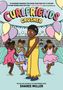 "Curlfriends Crushed" steht oben, darunter fröhliche Mädchen in bunten Kleidern mit Luftballons in der Hand.