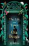 Buchtitel: The Life and Times of Ota Benga, Autor: J J Bola. Illustration mit Torbogen, Tieren, Pflanzen und einer dunklen Silhouette.