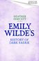 "Emily Wilde's History of Dark Faerie" in blauer Schrift auf lila Hintergrund, oben rechts "Cover to be revealed".