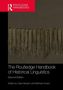 „The Routledge Handbook of Historical Linguistics, Second Edition, edited by Claire Bowern and Bethwyn Evans.“ Oberes Drittel: Logo. Darunter: Khipu-Bild., Buch