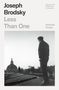 Covertext: Joseph Brodsky, Less Than One, Selected Essays. Schwarz-weiß Foto: Zwei Personen auf einem Dach, im Hintergrund eine Kuppel.
