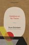 Texte: "VARIATIONS ON NO THEME", "Durs Grünbein", "Translated by Michael Hofmann". Abstrakte Formen auf braunem Hintergrund.