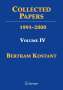 Bertram Kostant: Collected Papers: Volume IV 1991-2000, Buch