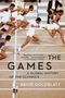 „The Games: A Global History of the Olympics“ von David Goldblatt. Läufer in Aktion auf einer Rennbahn.