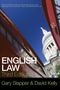 Gary Slapper: English Law, Buch