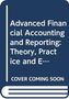 „Advanced Financial Accounting and Reporting: Theory, Practice and E…“, „COVER COMING SOON“; Buchcover-Grafik in Blau.