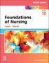 "Foundations of Nursing", "Study Guide", "Edition 10", "Cooper", "Gosnell". Bunte abstrakte Farben, Logo unten links., Buch