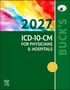 2027, ICD-10-CM for Physicians & Hospitals. Buntes Design, gelber Kreis: Includes Netter’s Anatomy Art.