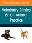 "Clinics Review Articles: Veterinary Clinics Small Animal Practice." Ein Labrador liegt, eine orangefarbene Katze steht., Buch