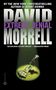Text: "David Morrell, Extreme Denial, an explosive action thriller." Illustration: Messer steckt in Geldscheinen, grün beleuchtet.