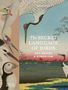 "The Secret Language of Birds: Art, Nature & Symbolism." Illustration von Vögeln und Landschaft bei Sonnenuntergang.