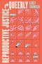 „REPRODUCTIVE JUSTICE QUEERLY“ und „CARLY THOMSEN“. Illustration mit Händen in verschiedenen Haltungen., Buch