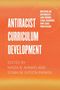 "Antiracist Curriculum Development" in großen Buchstaben, orange Hintergrund mit gelben Verläufen., Buch