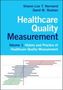 Oben: "Sharon-Lise T. Normand, David M. Shahian". Groß: "Healthcare Quality Measurement". Unten Diagramme., Buch