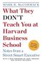 Mark H McCormack: What They Don't Teach You at Harvard Business School, Buch