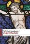Texte: "T&T Clark Handbook of Christology", "Edited by Darren Sumner & Chris Tilling". Illustration: Christus am Kreuz in einem bunten Glasfenster.