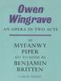 Benjamin Britten (1913-1976): Britten, B: Owen Wingrave, Noten