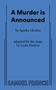 Agatha Christie: A Murder Is Announced, Buch