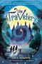 "The Travelers" von Greg Howard. Kinder laufen mit einem Hund zu einem Haus, Mond im Hintergrund, magischer, verspielter Stil.