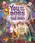 „You are the Boss of This Book! by Josh Lieb. Illustrated by Kevin Cornell.“ Fantasievolle Szenerie mit Zauberer und Labyrinth., Buch
