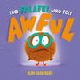 „The Falafel Who Felt Awful“, Illustration eines Falafels mit Brille und traurig blickendem Gesicht., Buch