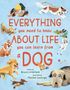 „Everything you need to know about life you can learn from a dog.“ Ober- und unterhalb spielen Hunde., Buch