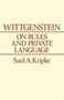 Saul A. Kripke: Wittgenstein on Rules and Private Language, Buch