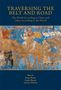 Text: "TRAVERSING THE BELT AND ROAD", Autoren: Min Ye, Jorge Heine, Grant Rhode, Andrew Wilson. 

Illustration: Antike Wandmalerei mit Figuren und Tieren., Buch