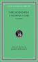 "HELIODORUS ETHIOPIAN STORY VOLUME I", bearbeitet und übersetzt von Jeffrey Henderson. Grüner Hintergrund mit Logo darunter., Buch