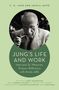 Titel über einem alten Mann mit Pfeife: "Jung’s Life and Work: Interviews for Memories, Dreams, Reflections".