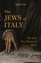 "Anna Foa: The Jews of Italy The First Two Thousand Years. Übersetzt von Gregory Conti." Ein Handgemälde mit hebräischen Schriftzeichen., Buch