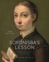 Text: "New Edition. Sofonisba's Lesson: A Renaissance Artist and Her Work. Michael W. Cole." Ein Gemälde einer Frau, die ein kleines Buch hält.