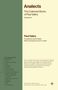 "Analects: The Collected Works of Paul Valéry, Volume 14. Paul Valéry, translated by Stuart Gilbert, intro by W. H. Auden.", Buch