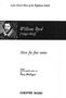 William Byrd: Mass for Four Voices, Noten