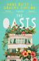 Text: "Anne Buist & Graeme Simsion. Absorbing. Compassionate. Engrossing. The Oasis. Menzies Mental Health Service."  
Illustration: Ein Gebäude mit Pflanzen., Buch