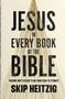 "Jesus in Every Book of the Bible" von Skip Heitzig. Strahlenförmige Linien im Hintergrund., Buch